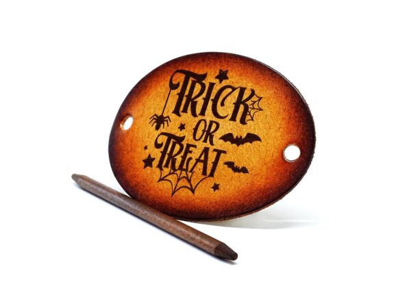 Leder Haarspange - OX Antique - Trick or Treat - Vickys World